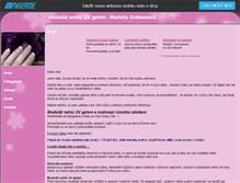 Tablet Screenshot of nehty-marketa.websnadno.cz
