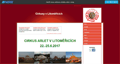 Desktop Screenshot of cirkusyltm.websnadno.cz