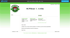 Desktop Screenshot of hcpribram.websnadno.cz