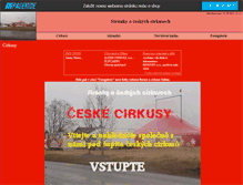 Tablet Screenshot of ceske-cirkusy.websnadno.cz