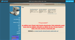 Desktop Screenshot of haulindownloads.websnadno.cz