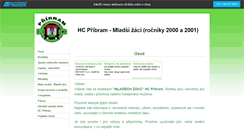 Desktop Screenshot of hcpribram5.websnadno.cz