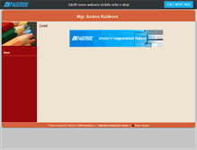 Tablet Screenshot of kozikova.websnadno.cz