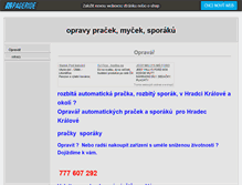 Tablet Screenshot of opravy.websnadno.cz