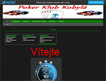 Tablet Screenshot of poker.websnadno.cz