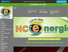 Tablet Screenshot of hcenergie2003.websnadno.cz