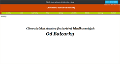 Desktop Screenshot of od-balcarky.websnadno.cz