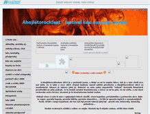 Tablet Screenshot of ahojletorockfest.websnadno.cz