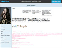 Tablet Screenshot of o-angee-5angels.websnadno.cz