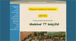 Desktop Screenshot of modelove-koleje.websnadno.cz