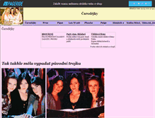 Tablet Screenshot of carodejky.websnadno.cz