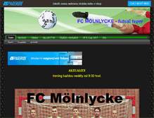 Tablet Screenshot of fcmolnlycke.websnadno.cz