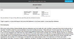 Desktop Screenshot of jak-jsem-hubnul.websnadno.cz