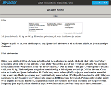 Tablet Screenshot of jak-jsem-hubnul.websnadno.cz
