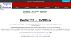 Desktop Screenshot of hvozdnice-rozmarna.websnadno.cz