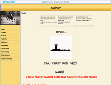 Tablet Screenshot of akce-radikov-chata-pod-vezi.websnadno.cz