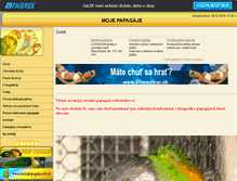Tablet Screenshot of papagaje.websnadno.cz